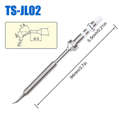 Pine64 TS100 TS101 Soldering Iron Tips Replacement Various Models of Pinecil V2 Electric Soldering Iron Tip TS Series BC2 ILS