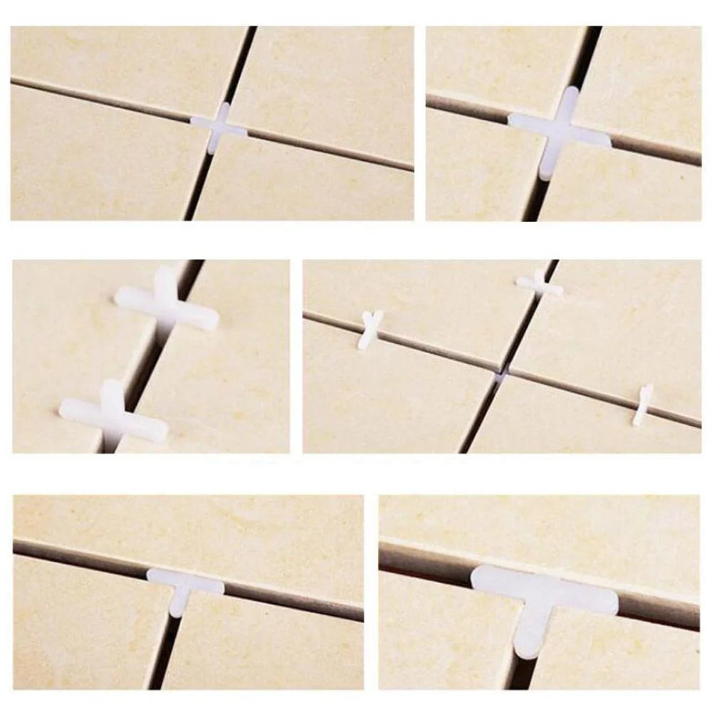 Tile Leveling System Reusable Wedges Construction Flooring Wall Spacer Locator Needle Pin for Wall Floor Tile Laying Leveler
