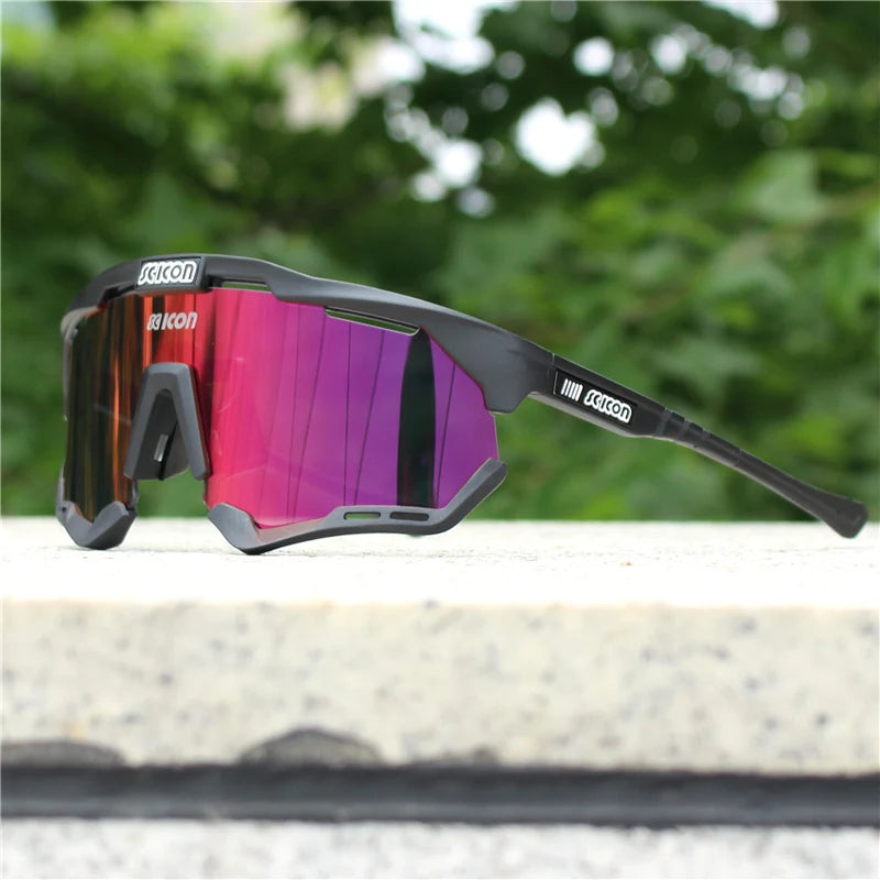 SCICON Cycling Glasses UV400 Outdoor Sports Sunglasses Men MTB Cycling Goggles Women Road Bike Eyewear