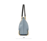 FOXER Genuine Leather Lady's Handbag Elegant Luxury Design Women Shoulder Bag Large Capacity Tote Bag Best Gift for Mom, Wife