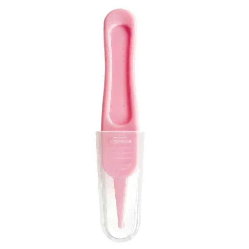 Baby Nose Cleaning Tweezers Infant Ear Nose Navel Clean Tool Safe Baby Dig Booger Clips Snot Removal Newborn Cleaning Supplies