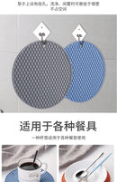 xgnvpy Silicone Mat Coaster Food Grade Non-slip Placemat Table Protection Kitchen Accessory Gadget Round Cup Mat