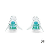 Silicone Ruído Cancelando Tampões, Tampões para Dormir, Estudo, Concerto, Seguro, Redução de Ruído, Proteção Orelha, 1 Par