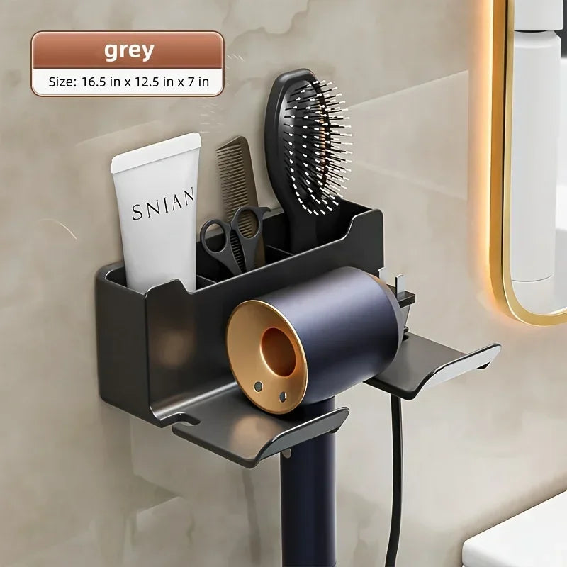 Shelf for Bathroom Dryer Cradle Wall Shelves Hair Dryer Holder Hairdryer Shower Organizer Box Toilet Blower Holder BathroomStuff