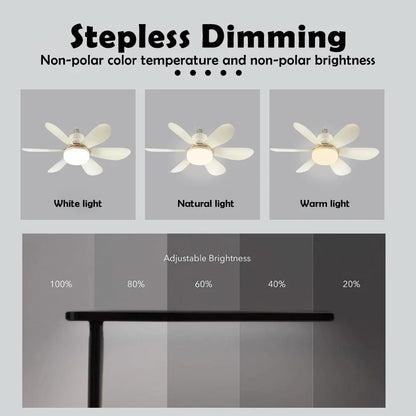 E26 E27 Base Home-use LED Ceiling Fan Light Wireless Remote Smart Fan Light 42cm 52cm Ceiling Fan for Room Office Study Kitchen
