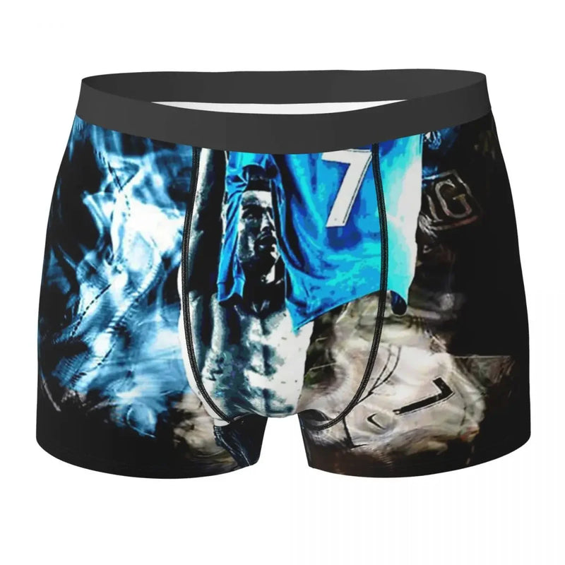 Boxer Underpants Shorts CR7 Cristiano Ronaldo Panties Men Ventilate Underwear for Homme Man Boyfriend Gift
