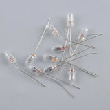 10/25/50pcs/lot Miniature 0.07A 3mm 4mm 5mm 3V/6V/9V/12V/24V Mini Lamp Light Bulb Edison Incandescent Filament Rice