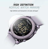 NAVIFORCE NF7108 Casual Wild Ladies Watch 50m Waterproof LCD Digital Display Electronic Silicone Strap Female Clock