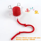 New Cat Interactive Ball Toy,Automatic Rolling Cat Ball Rechargeable,Smart Kitten Interactive Toy,Intelligent Balls Toy for Cat