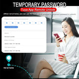 H4 Tuya Electronic Lock Wifi Smart Door Lock Fingerprint Lock Password IC Card Key USB Charge For Smart Home