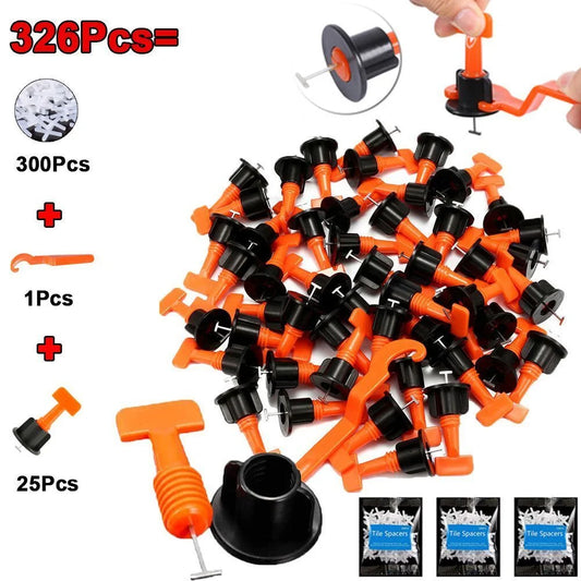 Tile Leveling System Reusable Wedges Construction Flooring Wall Spacer Locator Needle Pin for Wall Floor Tile Laying Leveler