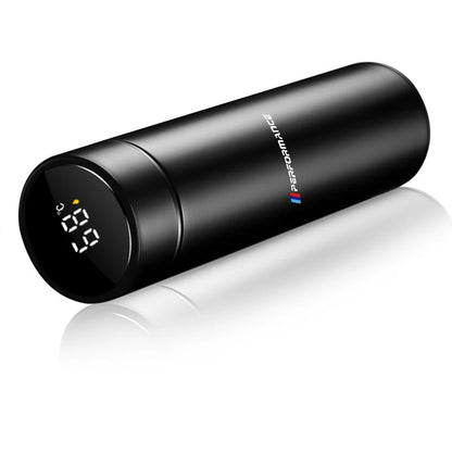 Termo inteligente con pantalla de temperatura, de acero inoxidable 304, con aislamiento al vacío, para BMW M Performance.