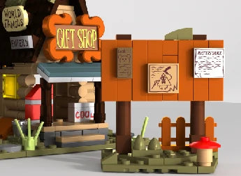 1125PCS/set CLassic TV Shows Gravityed Fall House Building Block Toy for Kids Fan Gifts Farm Architecture Model Bricks City View