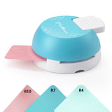 3-in-1 Corner Rounder Border Punches for Scrapbooking Diy Mini Corner Cutter R4/R7/R10mm Circle Trimmer Punch Office Supplies