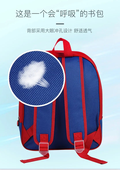 Disney Minnie Boys Girls Backpack Frozen School Bag with Pencil Case Spiderman Kids Kindergarten Preschool School Bags