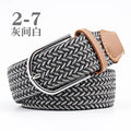 Stretch Woven Belt Unisex Canvas Belts Fashion Casual Student Belt Women Cinturon Male Waistband 105cm