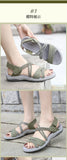 New 2025 Sports Sandals Rubber Velcro Large Size Women's Shoes Casual Comfortable Breathable Simple Summer Middle-Aged People