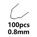 100-600 clavos de soldadura para reparación de plástico de automóviles, reparación de parachoques de coche, clavos ondulados precortados, máquina de soldadura con grapadora caliente. 
