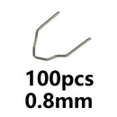 100-600 clavos de soldadura para reparación de plástico de automóviles, reparación de parachoques de coche, clavos ondulados precortados, máquina de soldadura con grapadora caliente. 