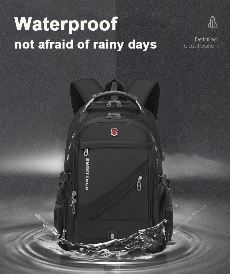 Mochila impermeable para portátil de 17/20 pulgadas 2025, mochila de viaje para hombre y mujer, mochila Oxford, mochila escolar moderna para hombre
