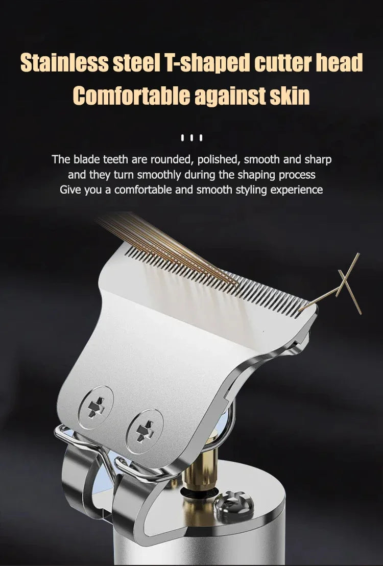 Electric Hair Cutting Machine Vintage T9 Clipper Hair Rechargeable Man Shaver Trimmer For Men's Barber Professional Hair Trimmer