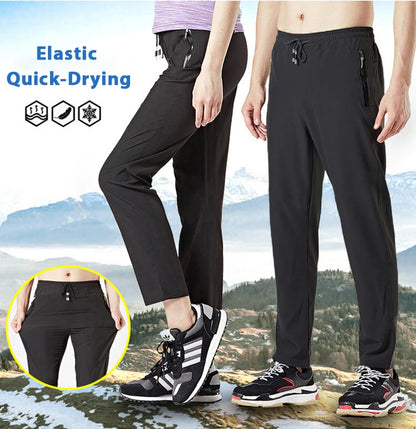 LNGXO Women Men Camping Pants Climbing Trekking Outdoor Sports Thin Pants Unisex Summer Quick Dry 4-Way Stretch Hiking Trousers