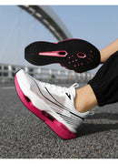 2025 New Men's Sneakers Thick Bottom Cushioning Running Shoes Athletic Training Carbon Plate Jogging Shoes Women's Tennis Shoes