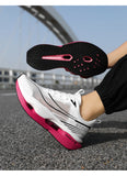 2025 New Men's Sneakers Thick Bottom Cushioning Running Shoes Athletic Training Carbon Plate Jogging Shoes Women's Tennis Shoes