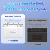Touchpad Bluetooth Wireless Keyboard For Android iOS Samsung Xiaomi Tablet For iPad Air Pro Mini Spanish Russian Korean Keyboard