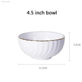 1pc Dish And Plates Bone china Dinner Set China Health Tableware White Ceramic Fruit tray  Soup plate Bowl Dish Gift Porcelain