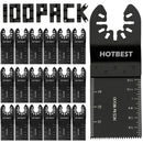 10/60/100Pcs Oscillating Saw Blade Multi Tools Blades Multi-Function Renovator Cutter Blade For Wood Metal Fast Cutting Blade