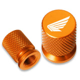 2PCS Motorcycle Aluminum Alloy Tire Wheel Parts Valve Stem Caps Cover For HONDA Hornet NT1100 CBR CB Shadow PCX VFR XADV Forza
