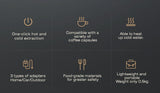 HiBREW Portable Coffee Machine for Car & Home, DC12V Espresso Coffee Maker Fit Nespresso Dolce Pod Capsule Coffee Powder H4A