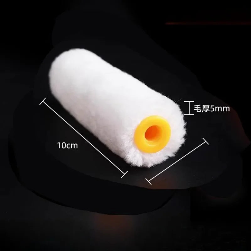 4 Inch Paint Roller Cover Rollers Brush for Painting Cabinet Home Tool Kit Proffesional DIY Wall Corner Ceilings Painting Brush