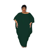 Vestido longo irregular de praia para férias feminino, vestidos plus size, elegante festa clube maxi, streetwear solto, roupas casuais