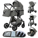 Baby stroller 3 in1,four wheel stroller,2 in 1 baby car,Lightweight strollers,Mutifunction Strollers,baby carriage,Poussette