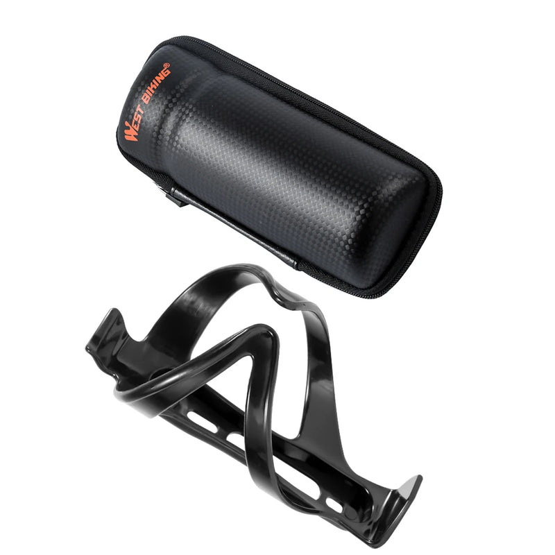 WEST BIKING Bike Tool Capsule Box Store MTB Bike Storage Box Apply Bottle Cage Cycling Tools w Kettle Frame Bicycle Accessories