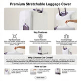 Luggage Cover Protector Elastic Waterproof Dustproof For 18-32 Inch Suitcase Travel Accessories