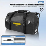 SOYAVISION 20L 50L 70L 80L 100L Motorcycle Waterproof Tail Bag Travel Outdoor Luggage Bag Motorcycle Seat Bag