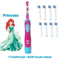 Oral B Electric Toothbrush Soft Bristle Protect Gum for Kid Waterproof Timer Teeth Brush with Extra Supplement Brush Head Refill