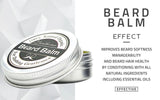Natural Beard Balm Wax Beard Growth Oil for Men Moisturizing Smoothing Beard Styling Professional Care Cream Skin Care