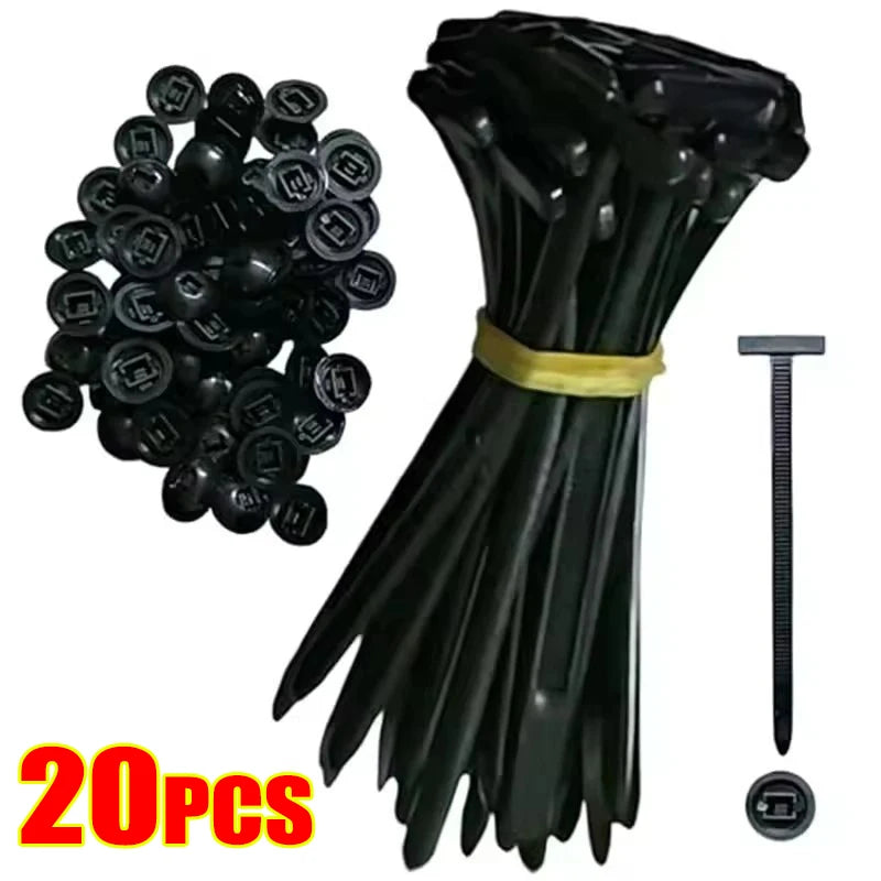 Universal Nylon Cable Tie Buckle Self-Locking Zip Ties Plastic car Fasteners Car Body Fixed Clips Accessories