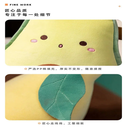 Peluche de aguacate, plátano, zanahoria y hongo, para dormir, cama, sofá, regalo de cumpleaños, nueva idea