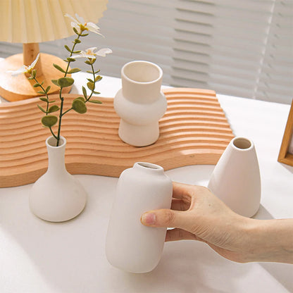 Ceramic Fired Vases,Hydroponic Dried Flower Utensils,Ornaments,Home Living Room Tables,Decorative Vases,Shaped Ceramic Vases