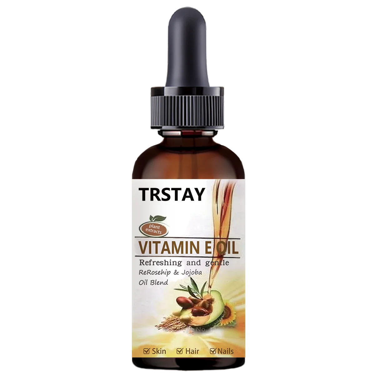 New 100% Pure Natural Vitamin E Oil Face Body Massage Spa Avocado Essential Oils Cold Pressed Moisturizer Serum