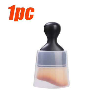 Escova macia para limpeza de ventilação de carro, com invólucro, ferramenta de limpeza interior do carro, escova artificial para fendas de carro, detalhamento de carro