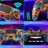 GAMINJA P47 Wireless Bluetooth Controller Gamepad With 6-axis Gyroscope PC Joystick touchpad Dual Vibration For PS4 PC Wins 7 8