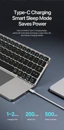 DUX DUCIS Foldable Bluetooth 5.0 Keyboard with Touchpad & Phone Holder For Phones Tablets PC iOS Android Windows Mac