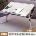 Lift Foldable Laptop Table for Bed Stand Lap Lazy Learning Desk Student Computer Desk for Working Read with Radiator Drawer