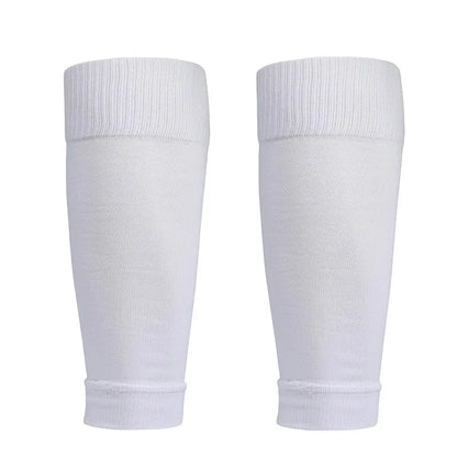 1Pair Football Socks Soccer Accessories Leg Brace Sleeves Breathable Sport Sock Adult Kids Shin Guards Calf Protection Leg Cover